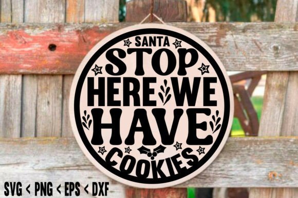Download Christmas Round Sign Svg Png Design - Sign Collection