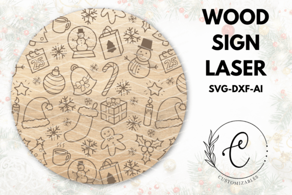 Download Christmas Wood Sign for Laser Machine - Sign Collection