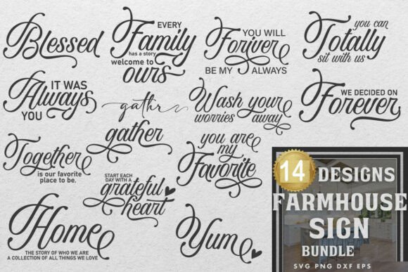 Download Farmhouse Svg Bundle, Farmhouse Sign Svg - Sign Collection