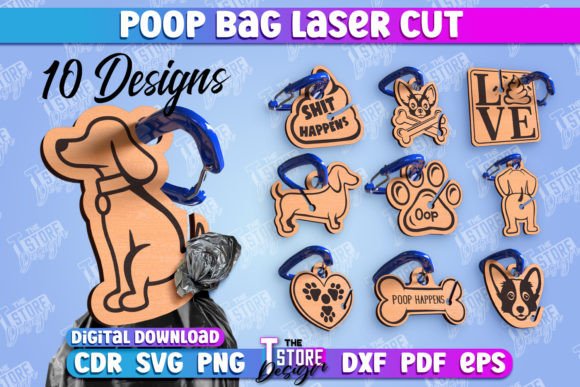 Download Poop Bag Holder Laser Cut Design Bundle - Sign Collection
