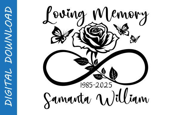 Download In Loving Memory Sign Svg, Memorial SVG - Sign Collection