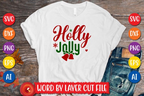Download Holly Jolly SVG Design - Sign Collection