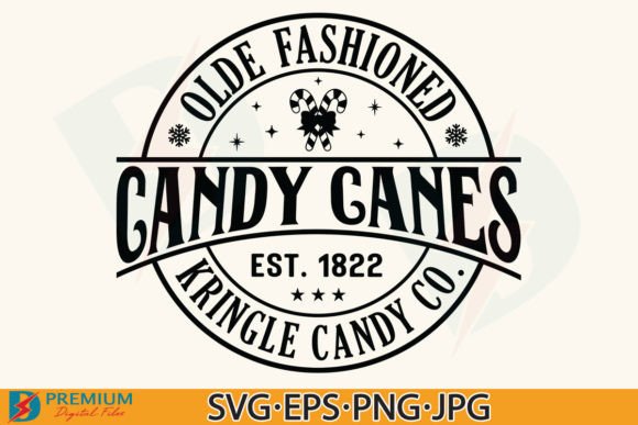 Download Kringle Candy Cane Co Christmas Sign SVG - Sign Collection