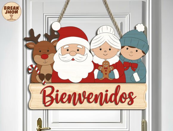 Download Christmas Family Welcome Sign Svg - Sign Collection