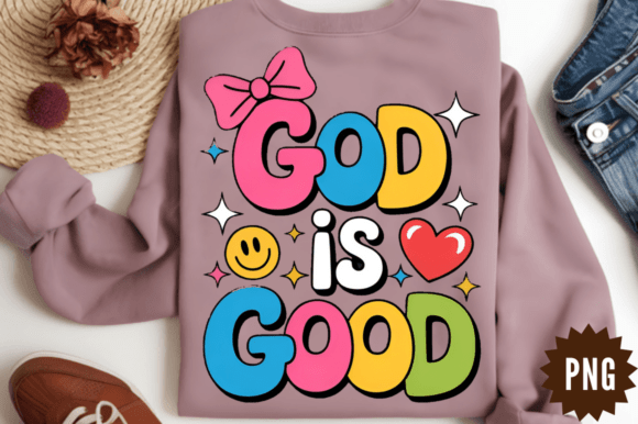 Download Preppy Doodle God is Good PNG Design - Sign Collection