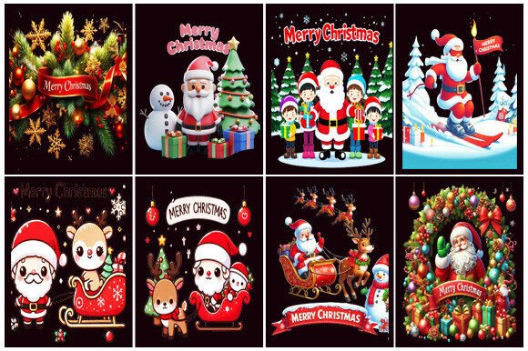 Download Christmas Santa Claus Designs Bundle - Sign Collection