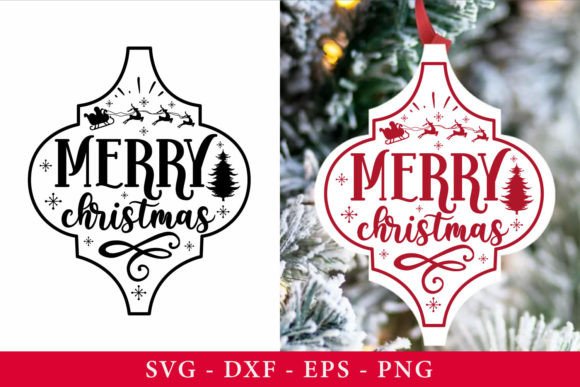 Download Christmas Arabesque Tile SVG Design - Sign Collection