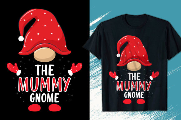 Download Mummy Gnome Christmas T-shirt Design - Sign Collection