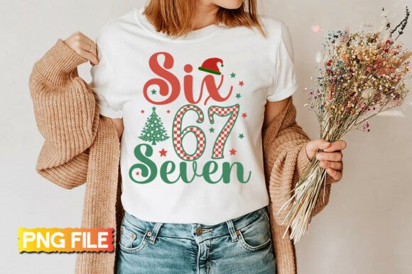 Download Six Seven Christmas PNG T-SHIRT Design - Sign Collection