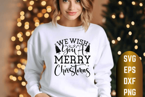 Download We Wish You a Merry Christmas SVG Design - Sign Collection