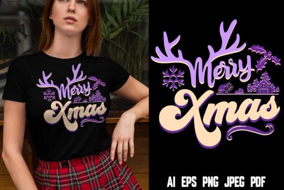 Download Merry Xmas  Christmas T-shirt Design - Sign Collection