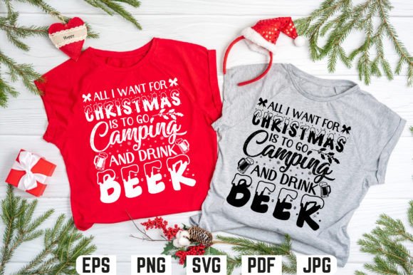 Download Drink Beer Christmas T-shirt Design - Sign Collection