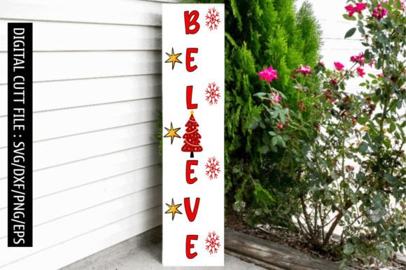 Download Believe Christmas Porch Sign Svg Bundle - Sign Collection