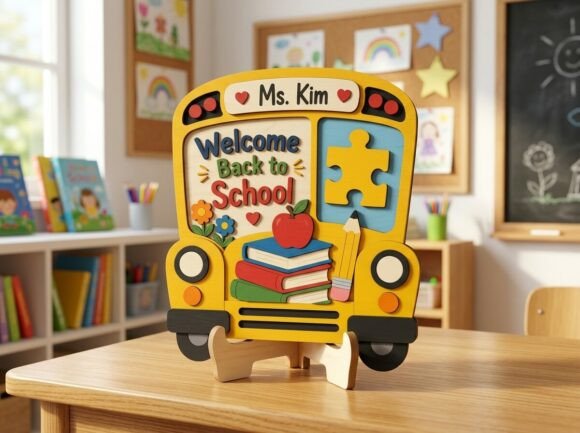 Download Back to School Stand Sign Custom - Premium Resources