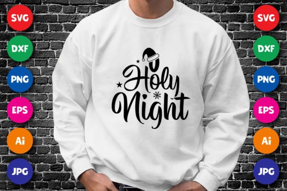 Download O Holy Night Christmas Shirt Design - Sign Collection
