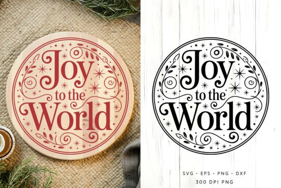 Download Christmas Round Sign SVG PNG - Sign Collection