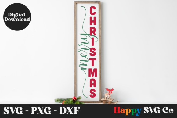 Download Vertical Merry Christmas Sign - Sign Collection
