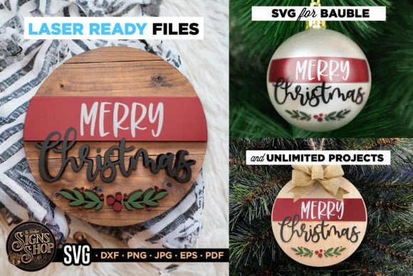 Download Merry Christmas | SVG Door Sign - Sign Collection
