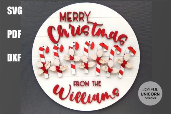 Download Christmas Family Sign SVG Cut File - Sign Collection