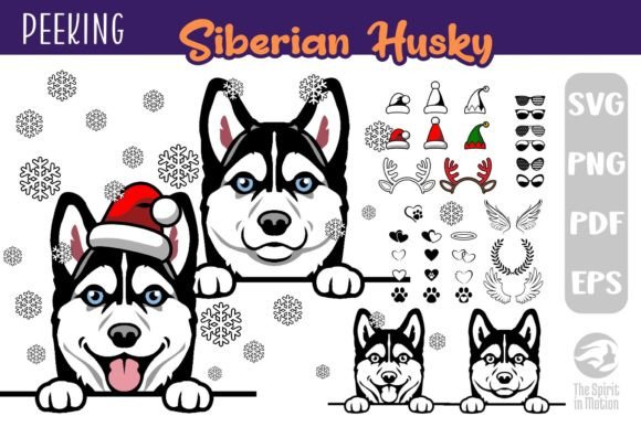Download Siberian Husky SVG, Clipart &amp; Cutfiles - Premium Bundle