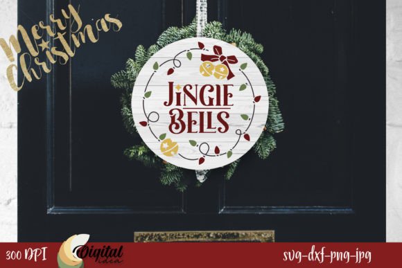 Download Jilgle Bells | Christmas Round Sign SVG - Sign Collection