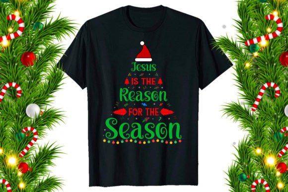 Download Christmas T-shirt Design Jesus is - Sign Collection