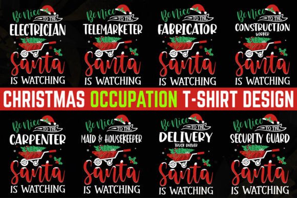 Download Occupation Christmas T-shirt Design 10 - Sign Collection