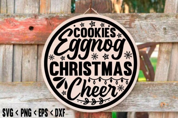 Download Christmas Round Sign Svg Png Design - Sign Collection