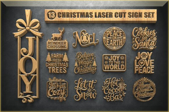 Download Christmas Sign Bundle - Sign Collection